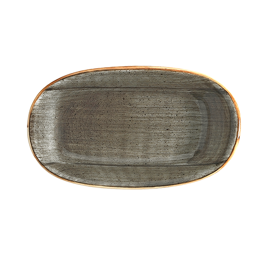 Space Gourmet Oval Kayık Tabak 19*11 Cm