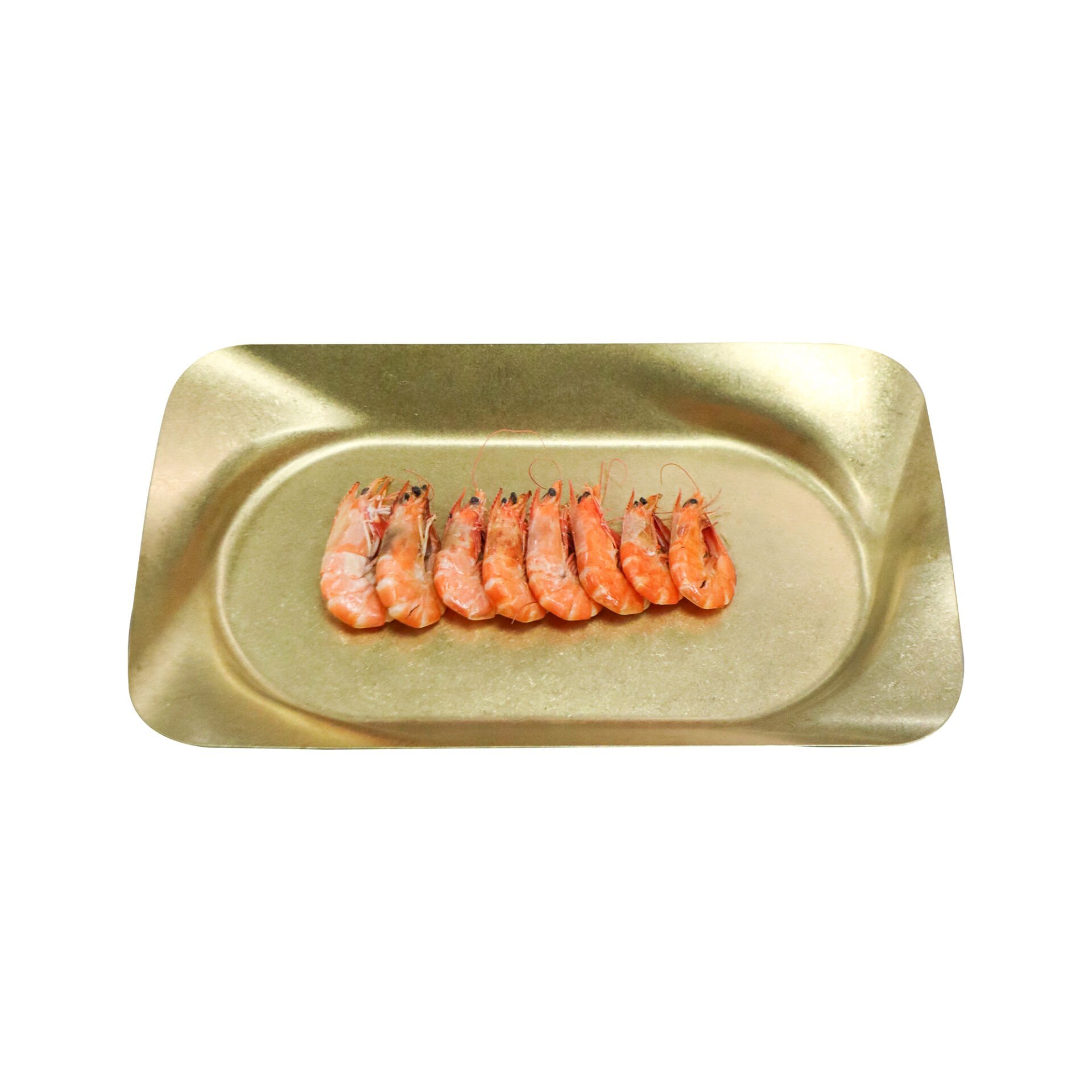 Açık Büfe Retro Sunum Tabağı Altın 34*20 Cm