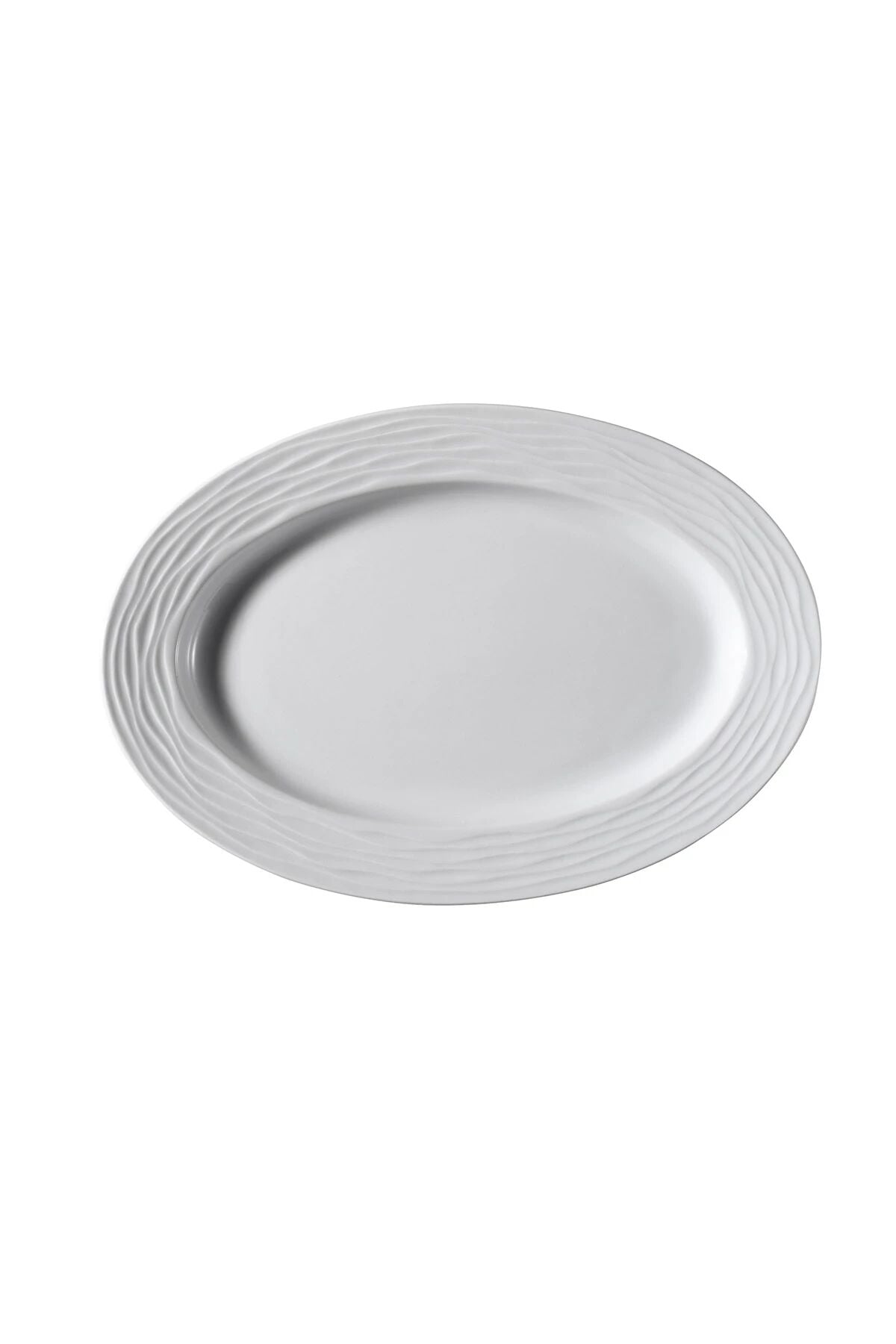 Sea Wave Dekorsuz Kayık Tabak 18 Cm