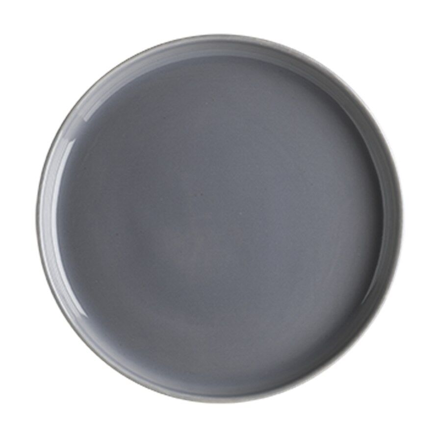 Gris Ground Düz Tabak 25 Cm
