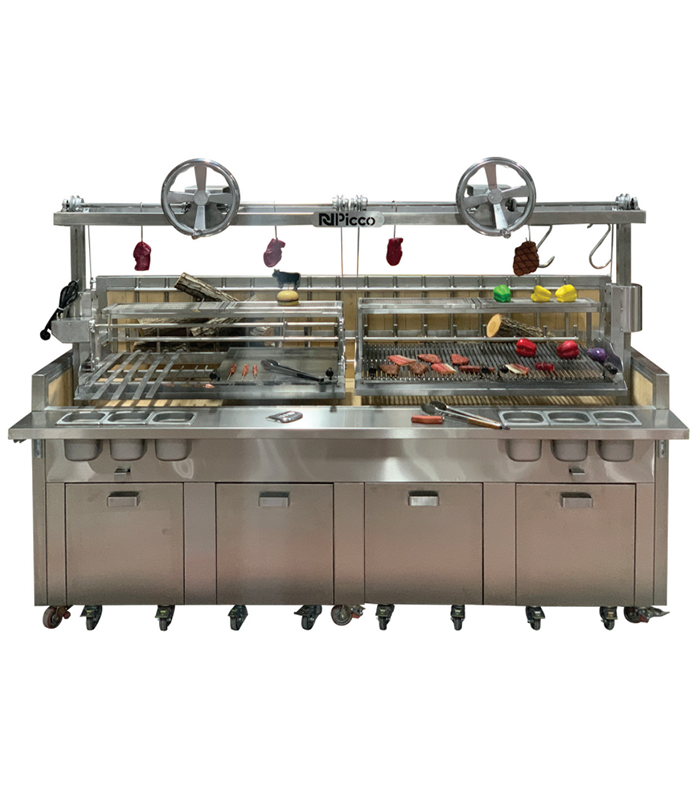 Npicco Lizbon Çift Asansörlü Mangal