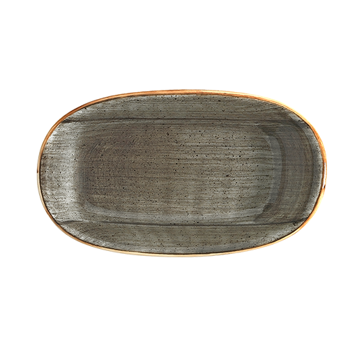 Space Gourmet Oval Kayık Tabak 24*14 Cm