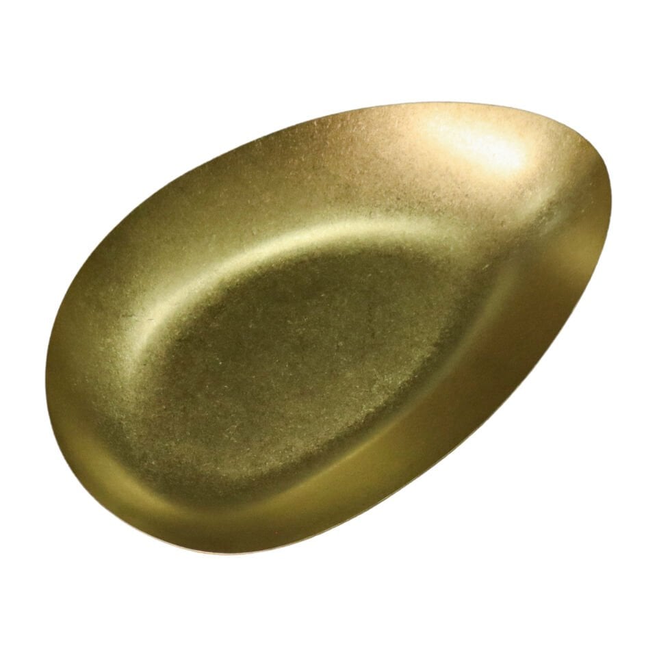 Açık Büfe Retro Sunum Tabağı Altın 30*20 Cm