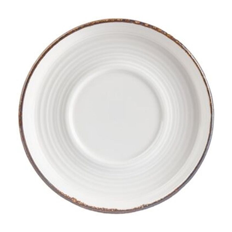 Helix Gleam Smooth CappuCCino Cup Saucer 15 Cm