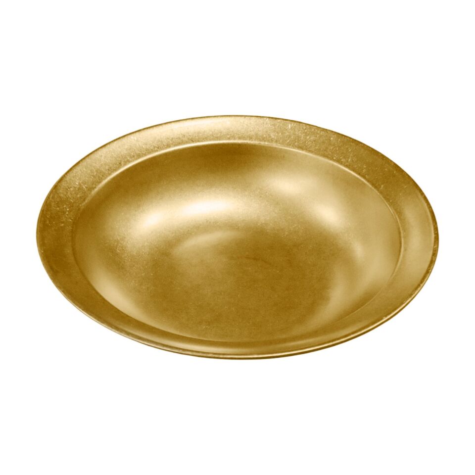 Açık Büfe Retro Sunum Tabağı Altın 30*6 Cm