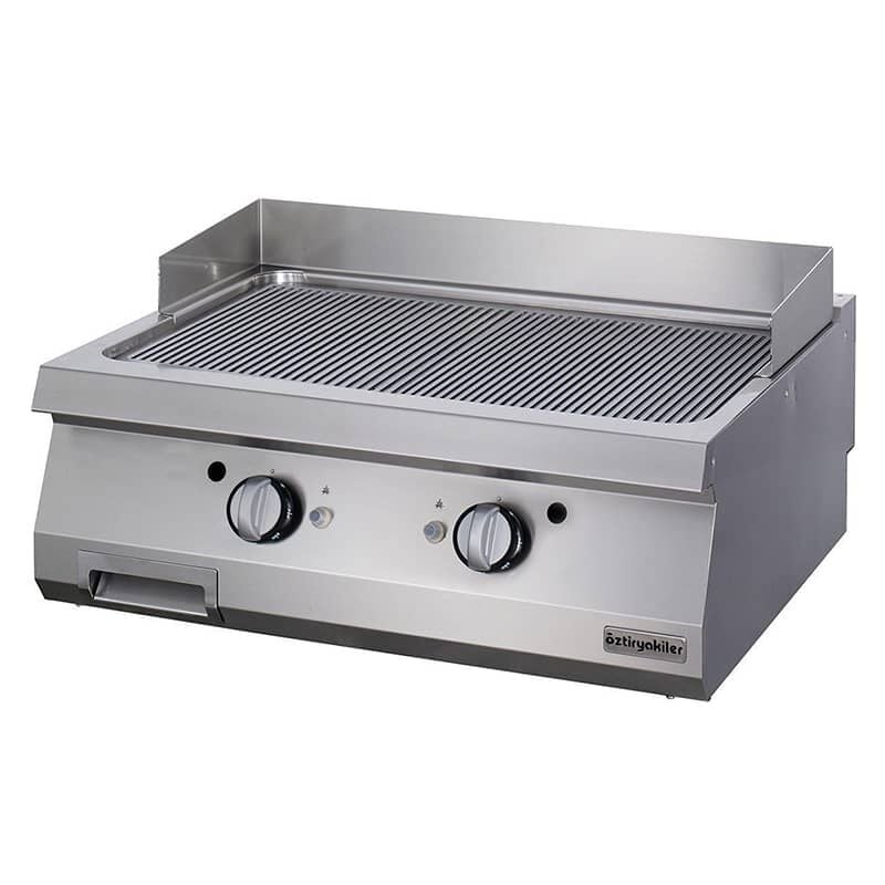 Öztiryakiler 700 Seri Set Üstü Gazlı Oluklu Pleyt Izgara 80*70*31 Cm