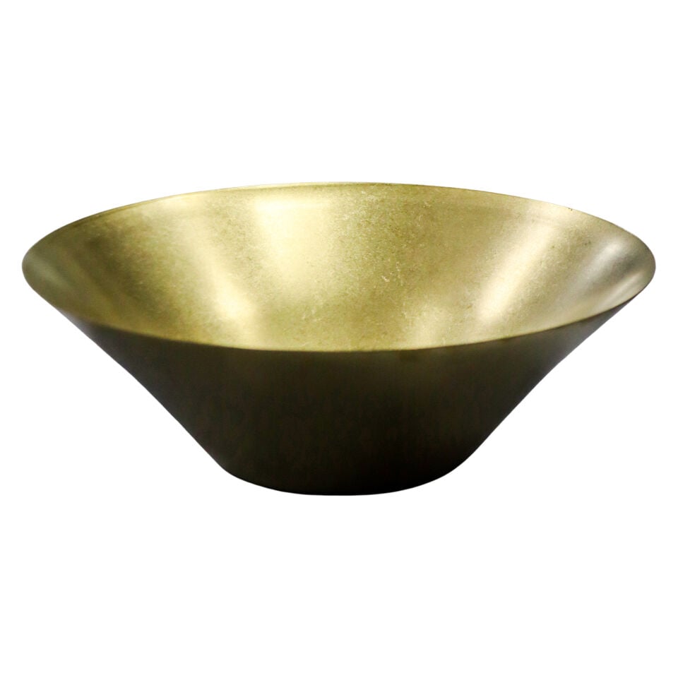 Açık Büfe Retro Sunum Tabağı Altın 28*10 Cm