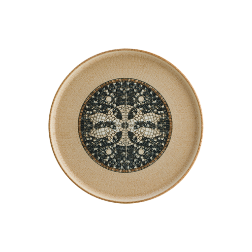 Mezopotamya Kahverengi Hygge Düz Tabak 28 Cm