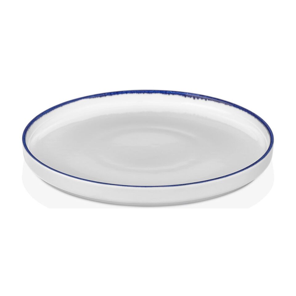 Helix Navy Blue Düz Tabak Rölyefsiz 23 Cm