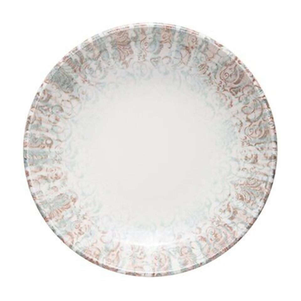 ID Fine Damask Valle Çukur Tabak 25 Cm