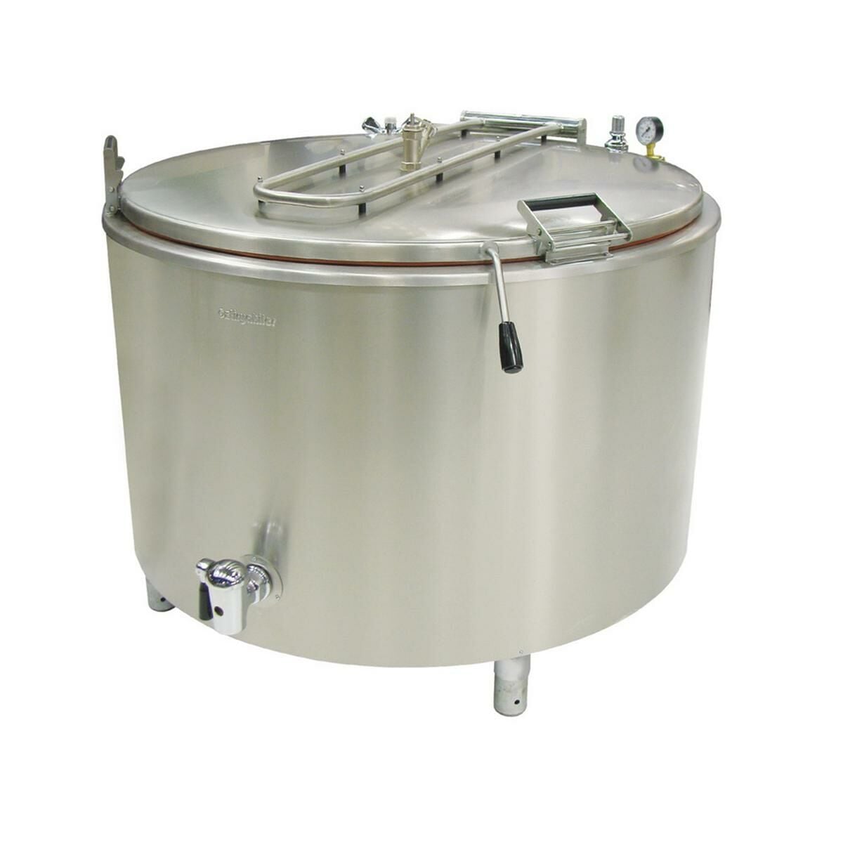 Öztiryakiler Krom Çelik Kazanlı Buharlı Kaynatma Tenceresi 400 Litre