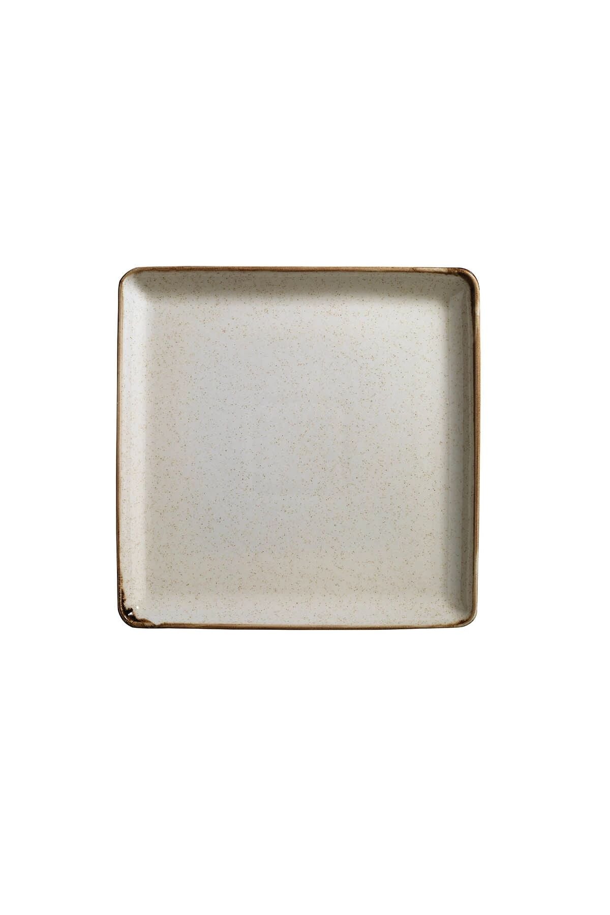 Tan Tarçın Düz Tabak 19*19 Cm