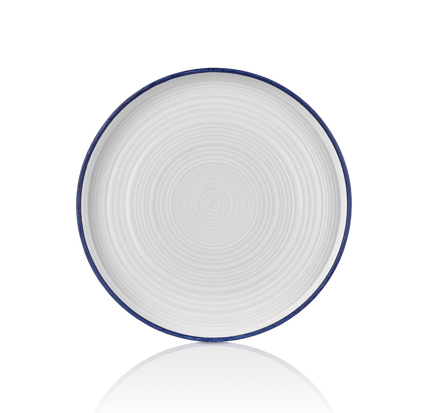 Helix Navy Blue Düz Tabak 16 Cm