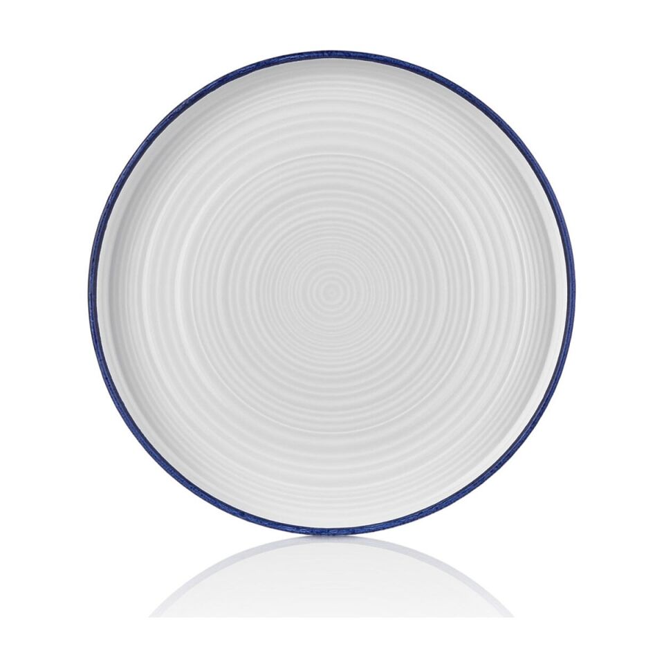 Helix Navy Blue Düz Tabak 16 Cm