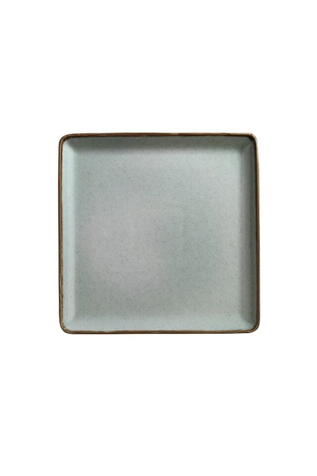 Tan Yeşil Düz Tabak 19*19 Cm