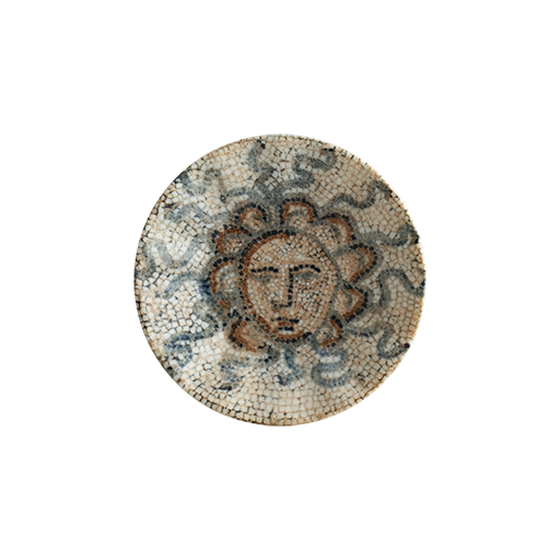 Mezopotamya Güneş Rita Acem Çay Tabağı 11 Cm