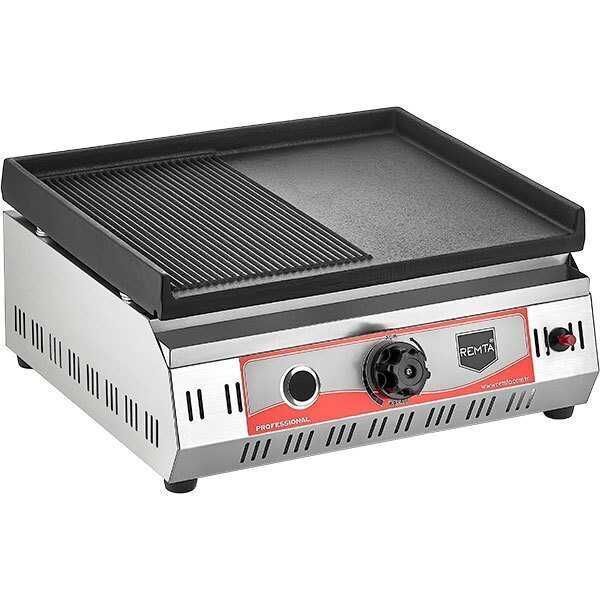 Remta Yarı Oluklu Döküm Pleyt Izgara 50 Cm (Gazlı)