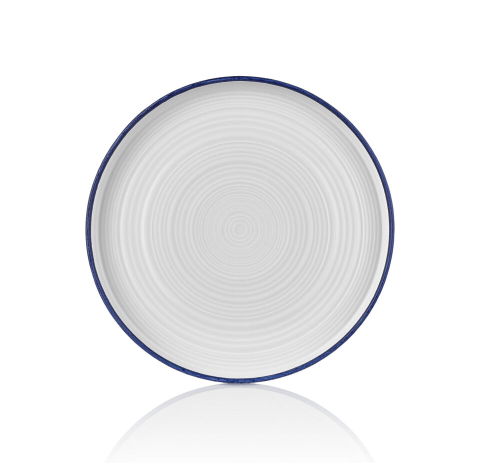 Helix Navy Blue Düz Tabak 27 Cm