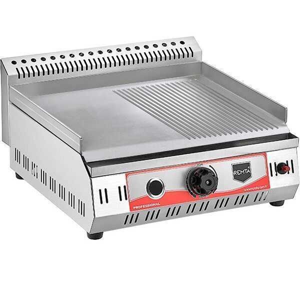 Remta Yarı Oluklu Plet Izgara 50 Cm (Gazlı)
