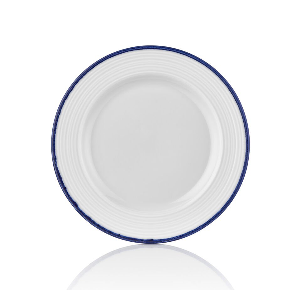 Helix Navy Blue Gastro Düz Tabak 18 Cm