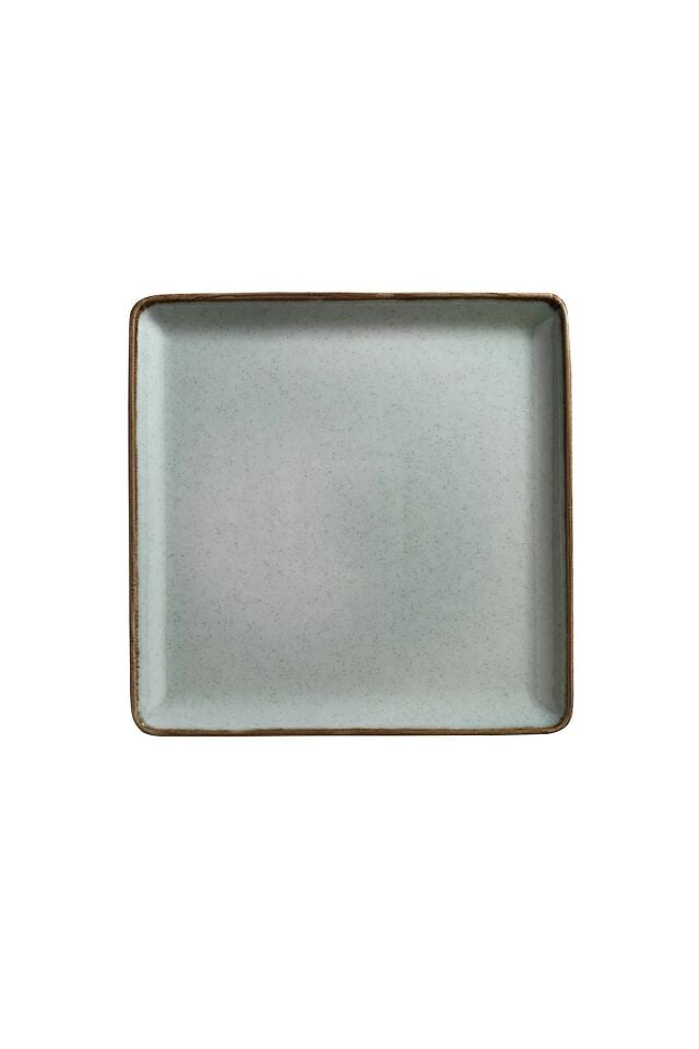 Tan Yeşil Düz Tabak 23*23 Cm