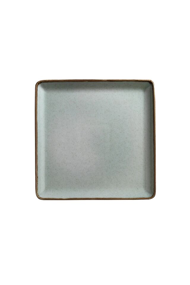 Tan Yeşil Düz Tabak 23*23 Cm