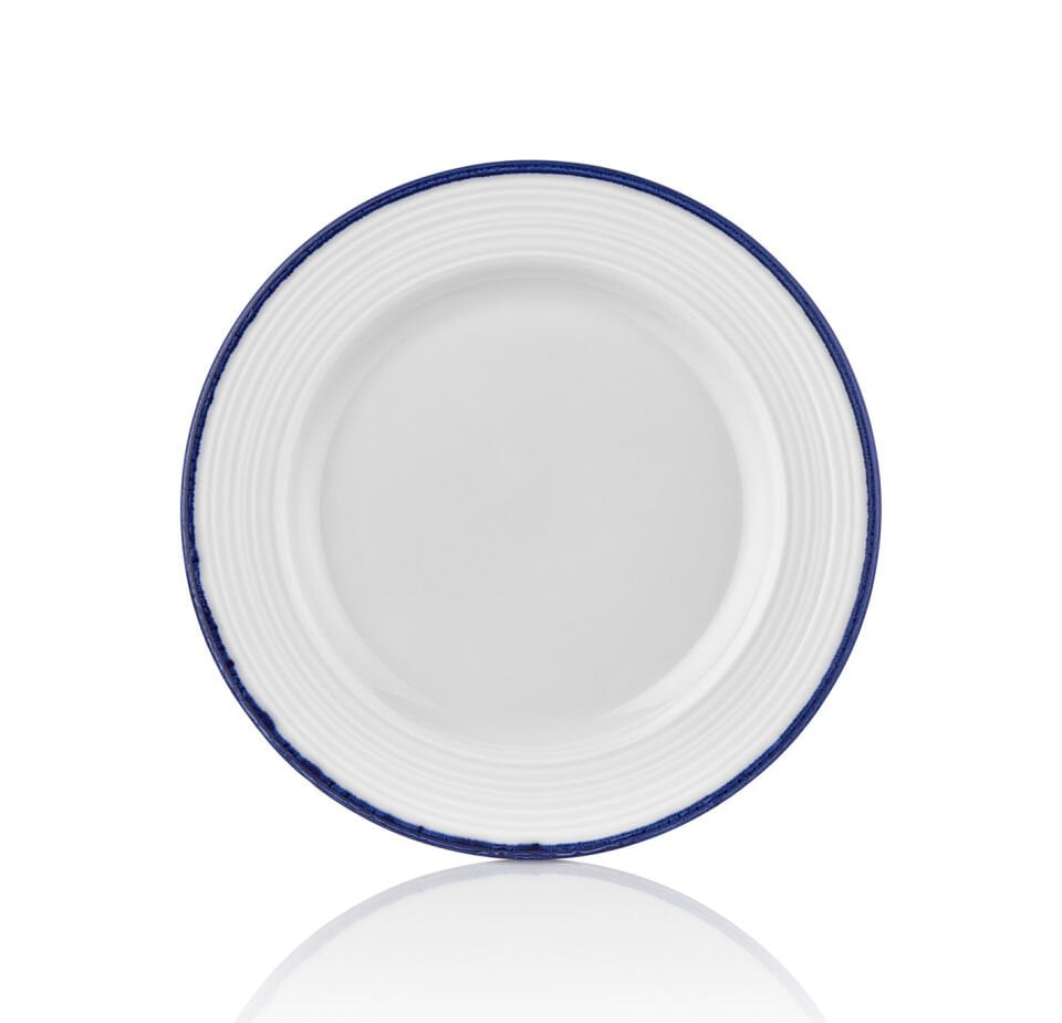 Helix Navy Blue Gastro Düz Tabak 21 Cm