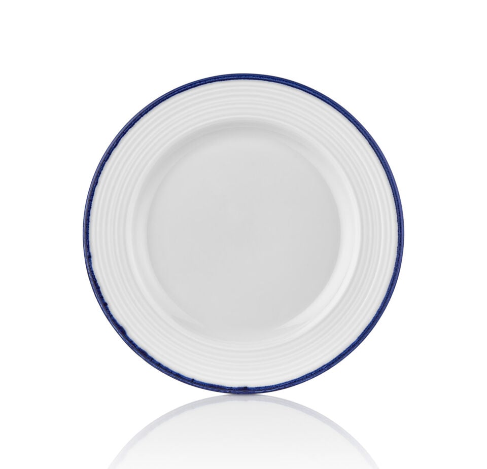 Helix Navy Blue Gastro Düz Tabak 21 Cm