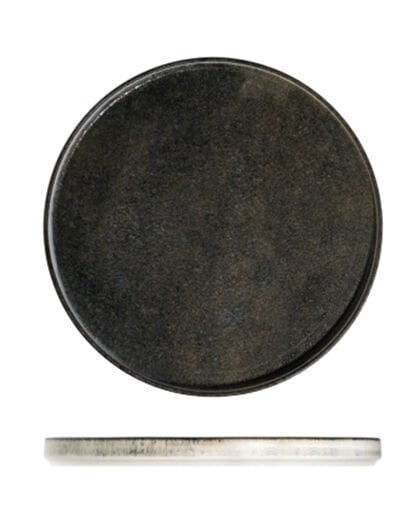 Visto Black Stolt Düz Tabak 16,5 cm