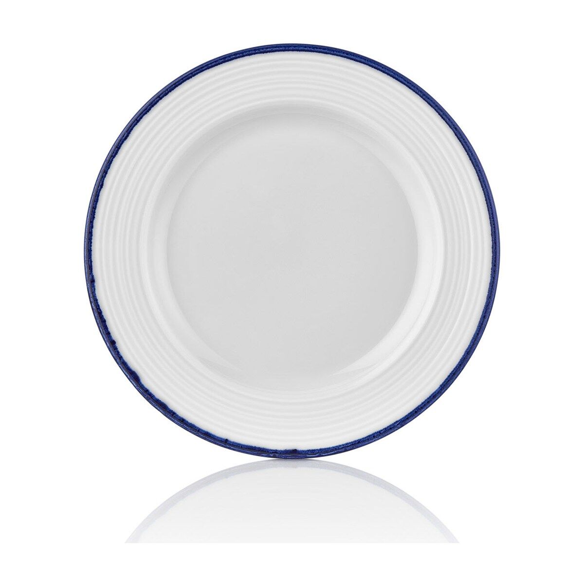 Helix Navy Blue Gastro Düz Tabak 24 Cm