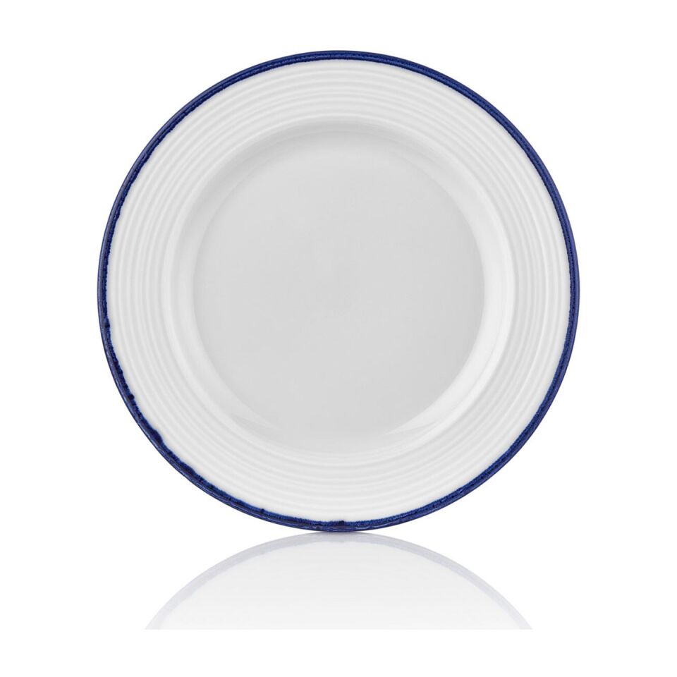 Helix Navy Blue Gastro Düz Tabak 24 Cm