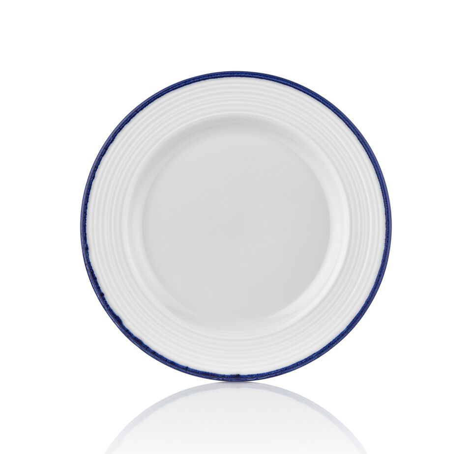 Helix Navy Blue Gastro Düz Tabak 27 Cm