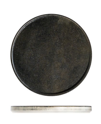 Visto Black Stolt Düz Tabak 28 cm