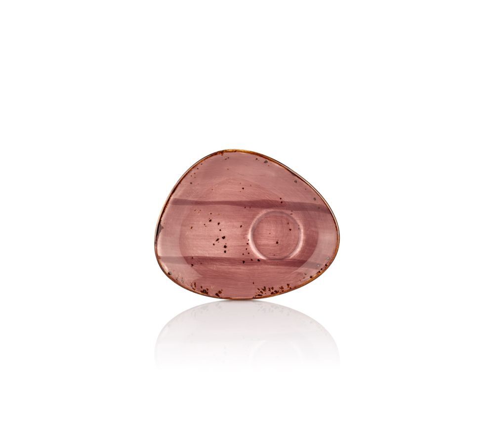Rose Zest Kahve Sunum Tabağı 14*11 Cm