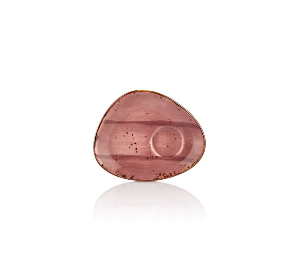 Rose Zest Kahve Sunum Tabağı 14*11 Cm
