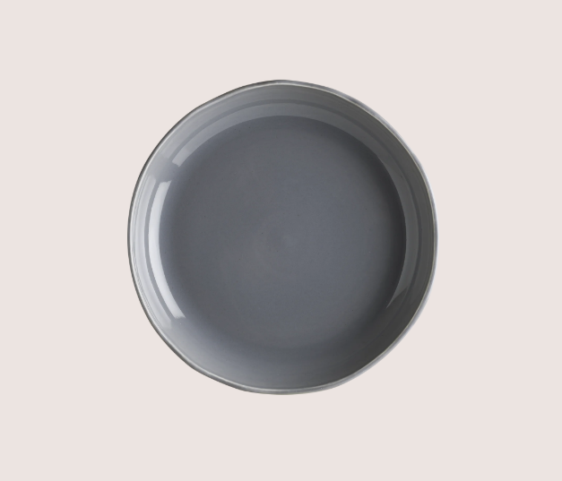 Gris Cras Çukur Tabak 25 Cm