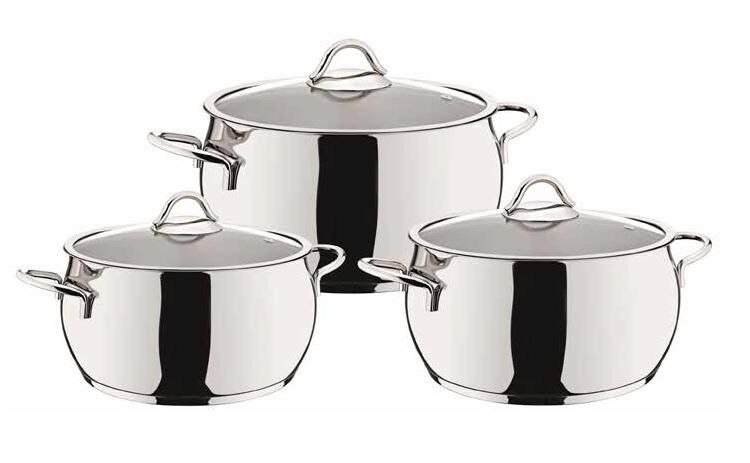 Serena Çelik Derin Tencere 22 Cm