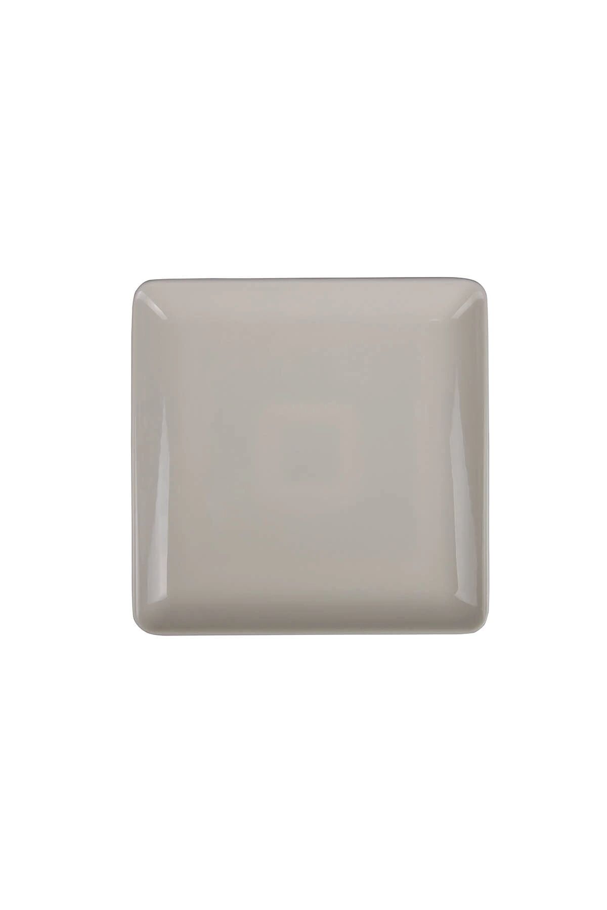 Tan Dekorsuz Düz Tabak 27*27 Cm