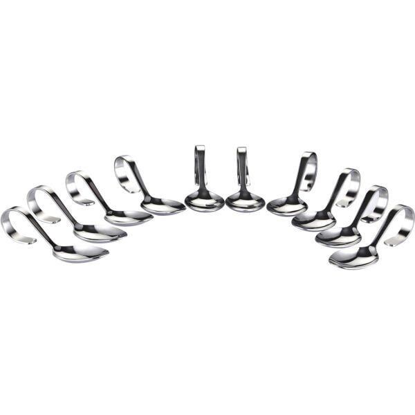 Çelik Sunum Kaşığı 7 Cm (10 Adet)