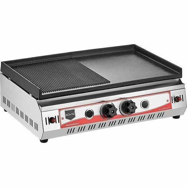 Remta Yarı Oluklu Döküm Pleyt Izgara 70 Cm (Gazlı)