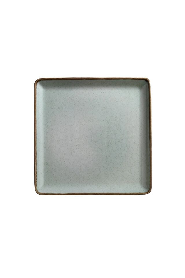 Tan Yeşil Düz Tabak 27*27 Cm