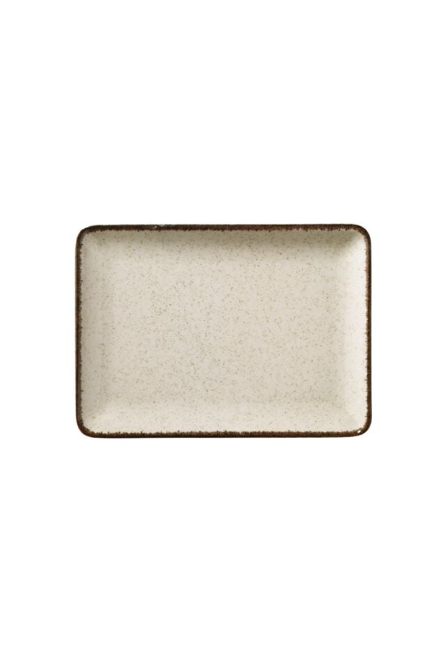 Tan TarçınDüz Tabak 27*20 Cm