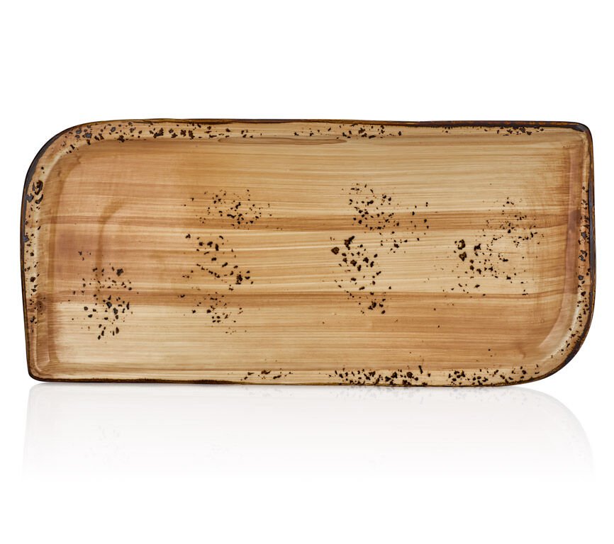 Vintage Arel 34 Cm Dikdörtgen Tabak 30*17,5 Cm