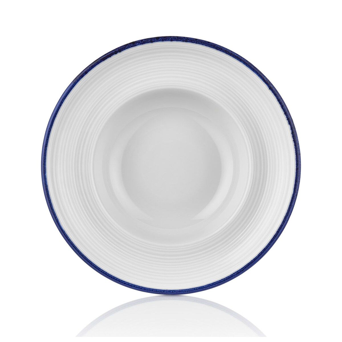 Helix Navy Blue Zest Çukur Tabak 25 Cm 400 CC