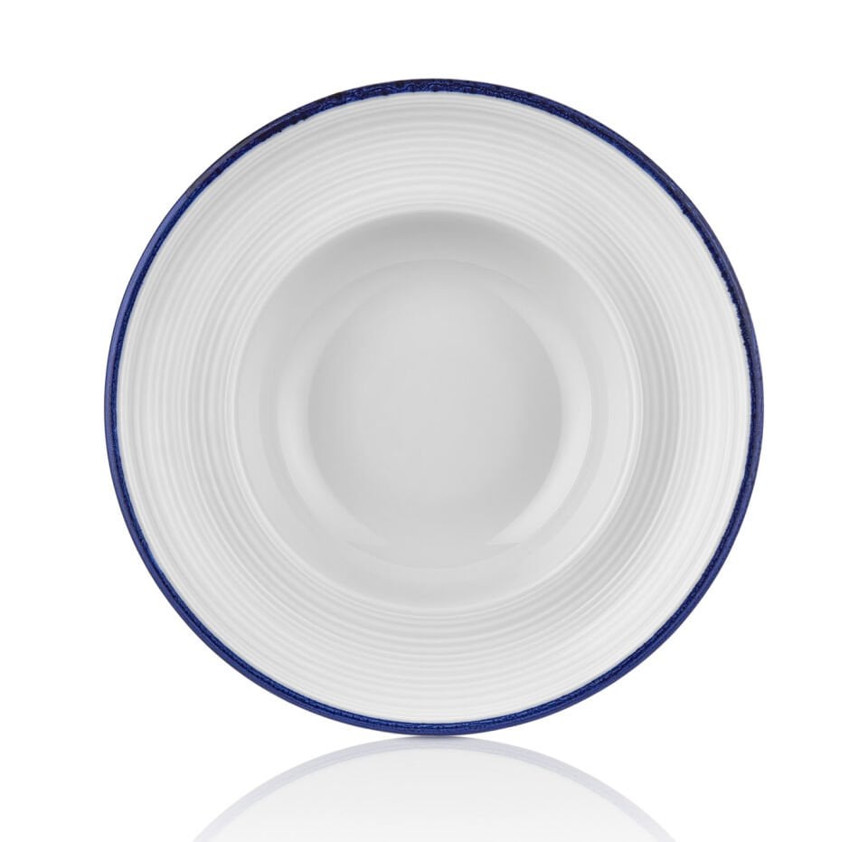 Helix Navy Blue Zest Çukur Tabak 25 Cm 400 CC