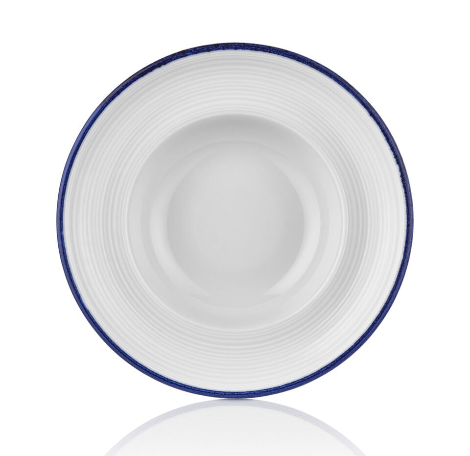 Helix Navy Blue Zest Çukur Tabak 25 Cm 400 CC