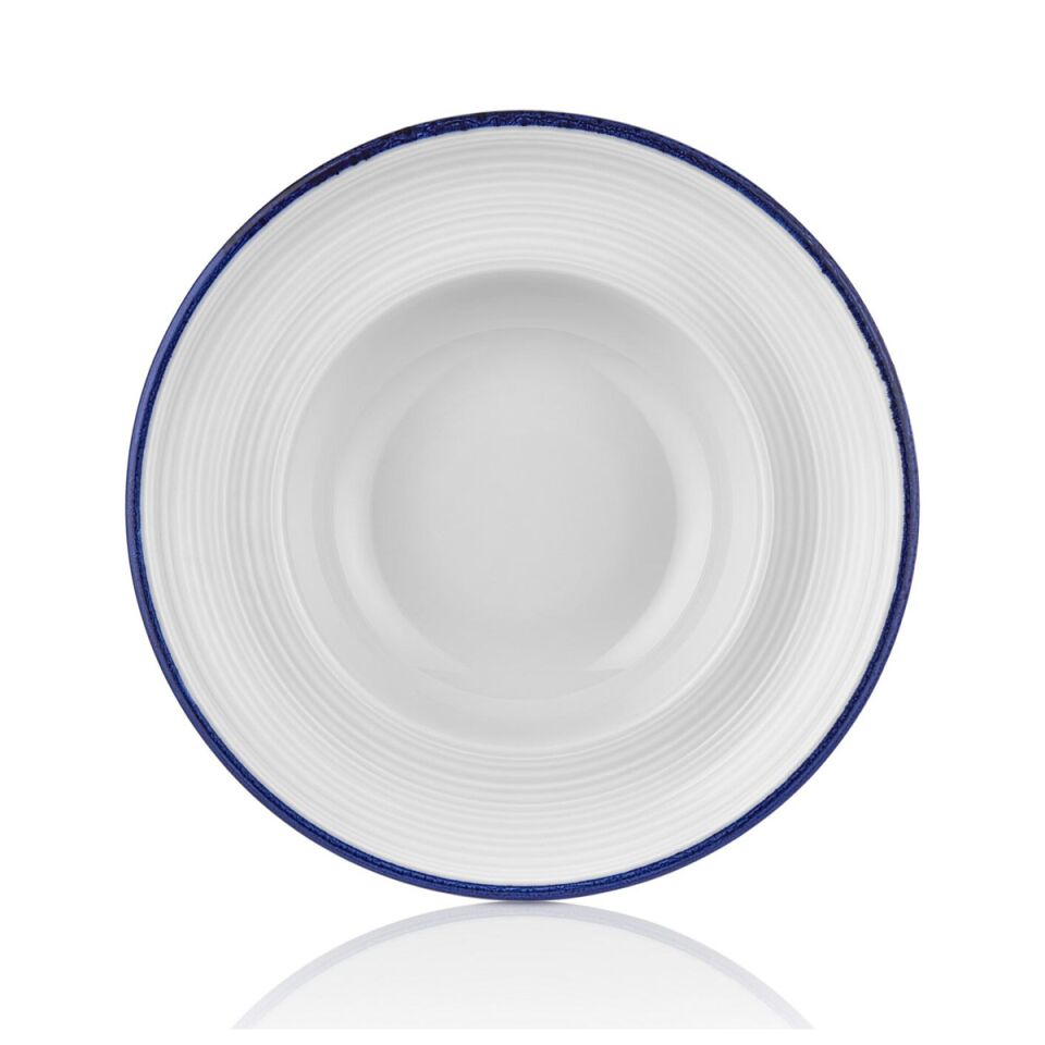 Helix Navy Blue Zest Çukur Tabak 25 Cm 400 CC
