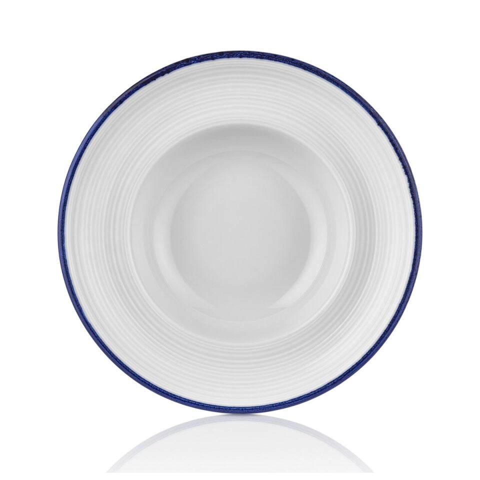 Helix Navy Blue Zest Çukur Tabak 25 Cm 400 CC