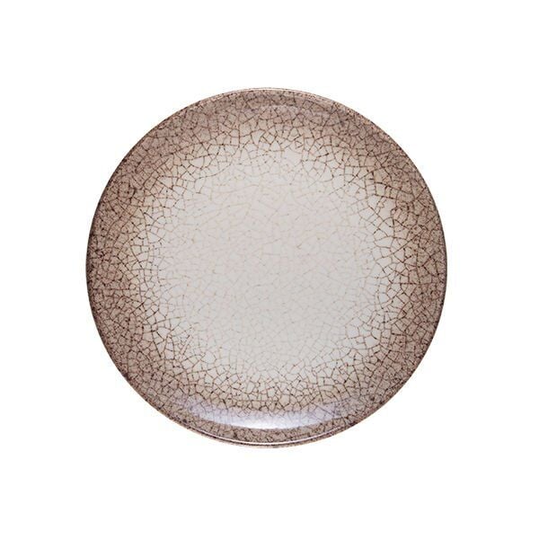 ID Fine Deserto Lona Düz Tabak 25 Cm