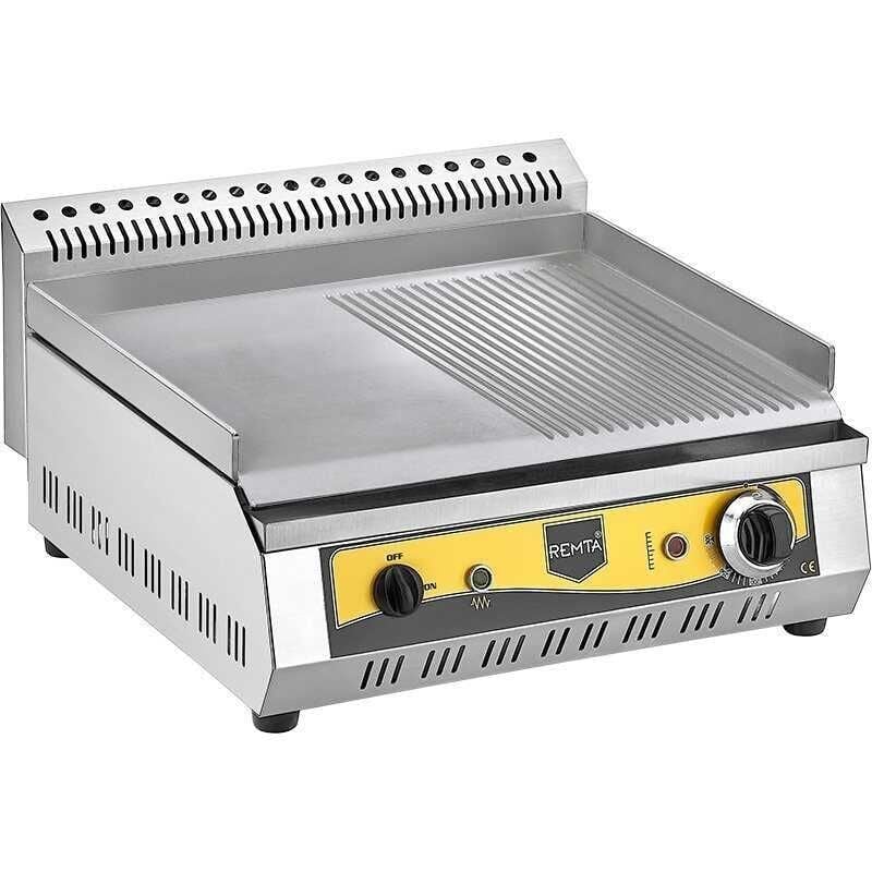Remta Elektrikli Pleyt Izgara Yarı Oluklu 50 Cm